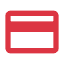 red payment card