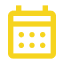 yellow month calendar icon